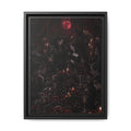 Gothic Victorian Dinner Party Matte Framed Canvas