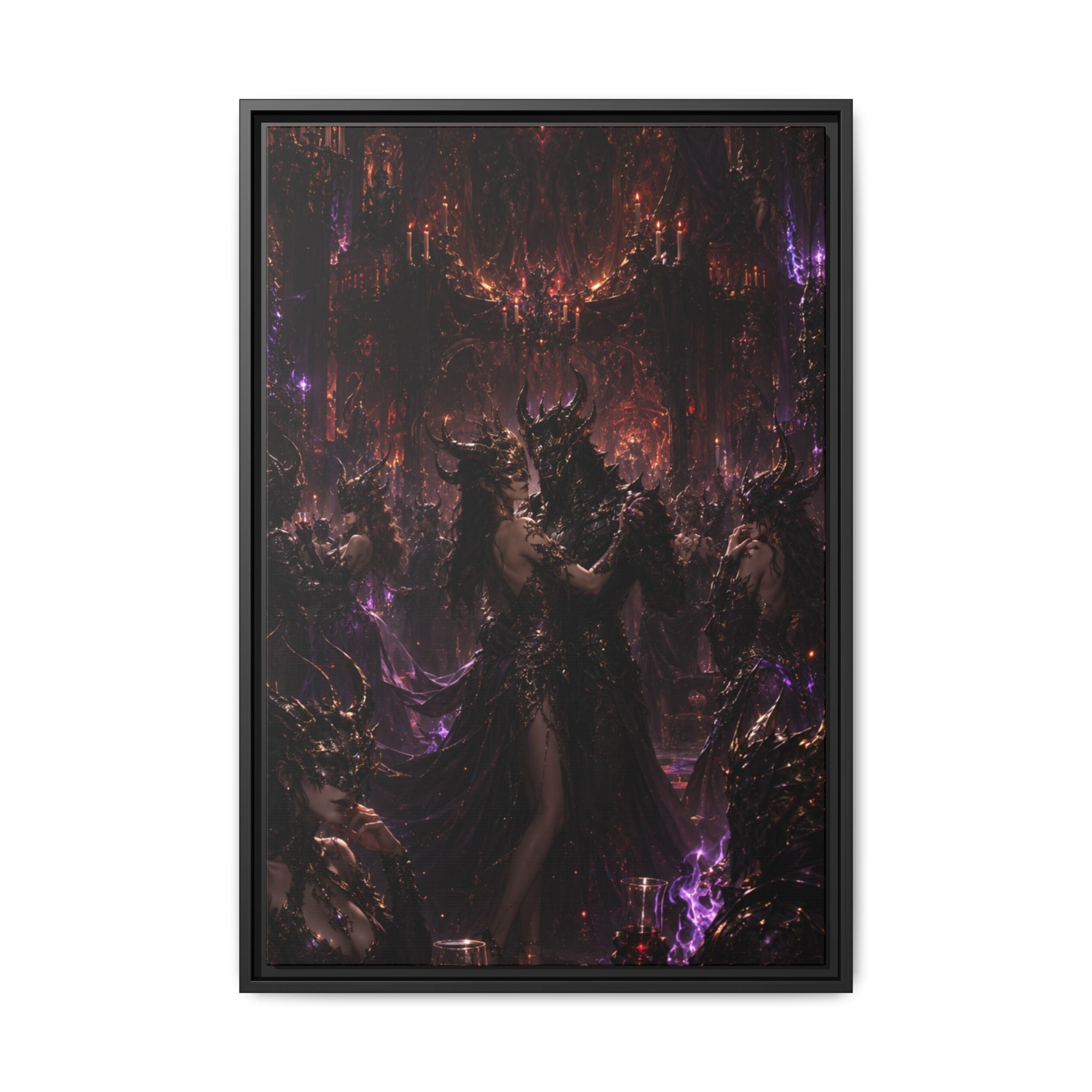 Fine Art Paper Print — Dark Fantasy Demon Lord Wall Art