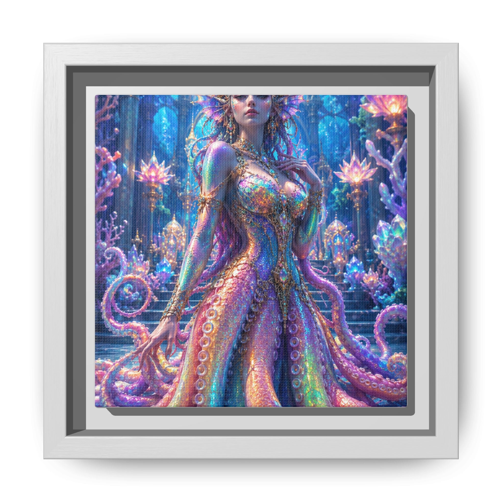Rainbow Sea Empress Matte Canvas Print (Framed)