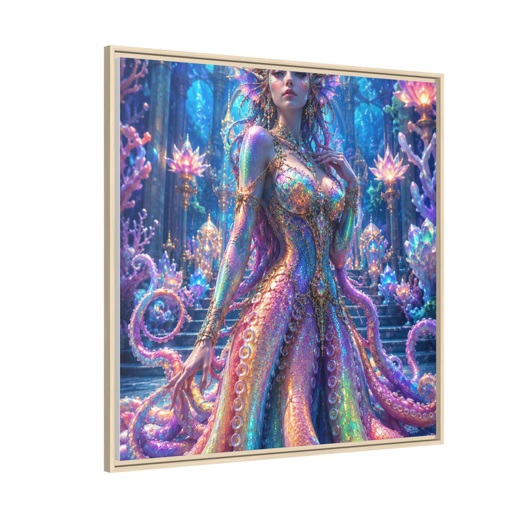 Rainbow Sea Empress Matte Canvas Print (Framed)