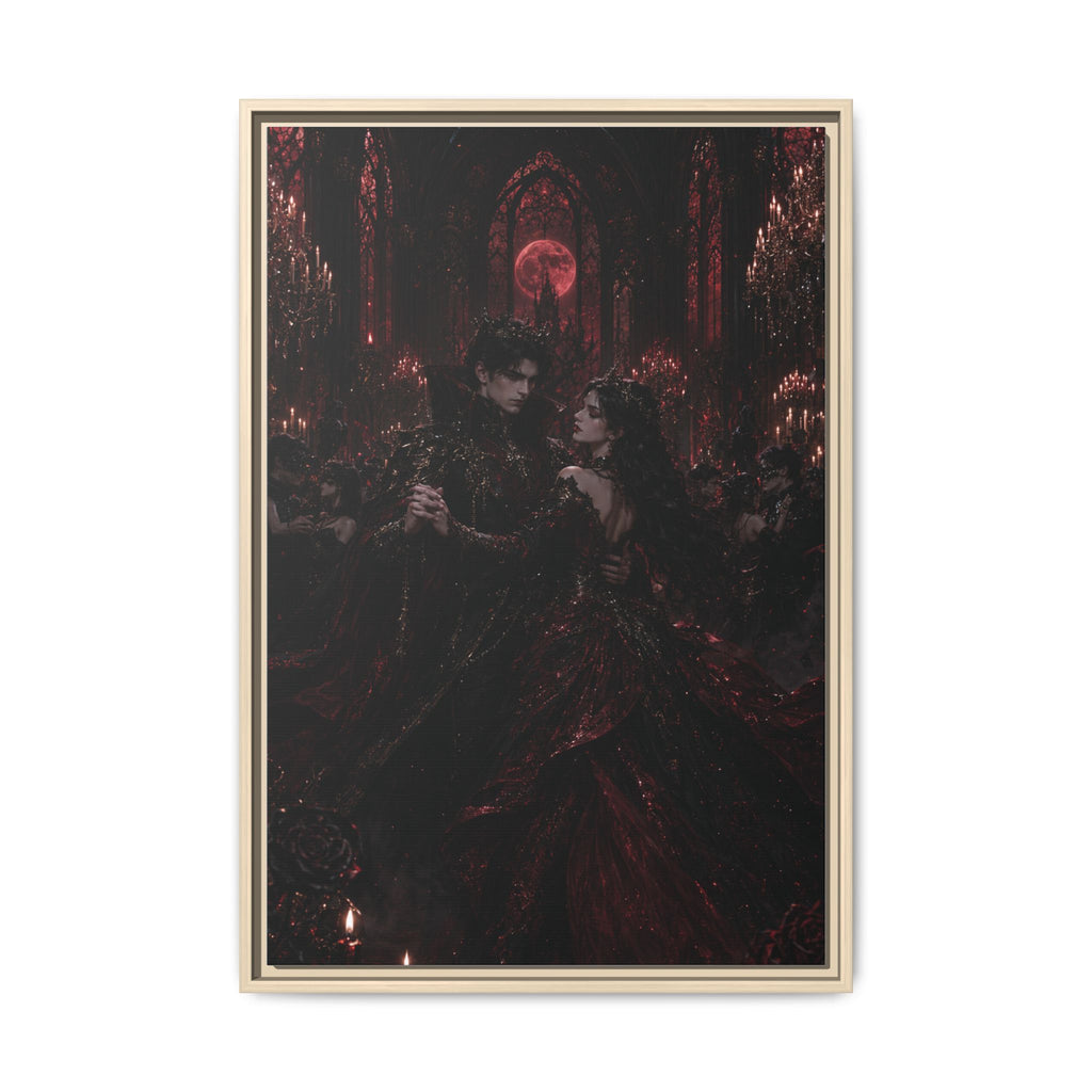 Gothic Romance Matte Canvas Print (Framed)