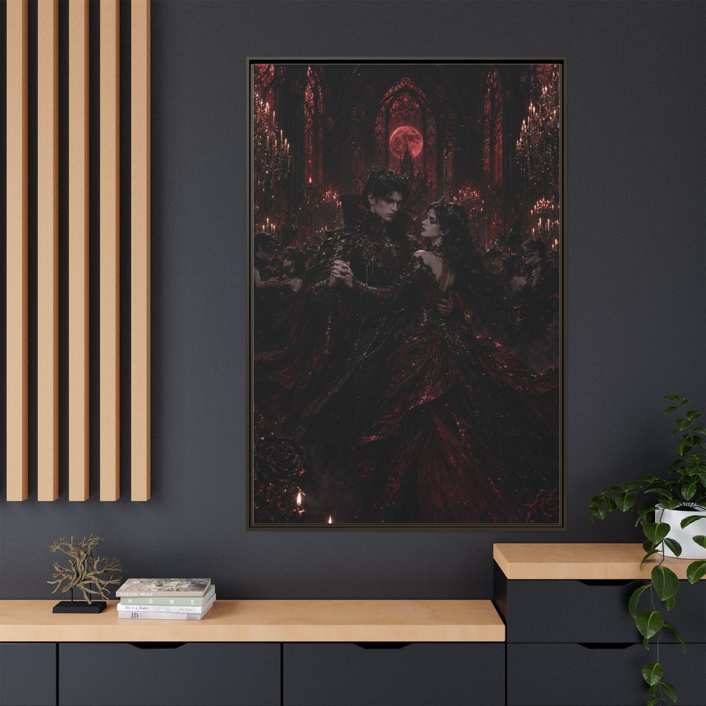 Gothic Romance Matte Canvas Print (Framed)