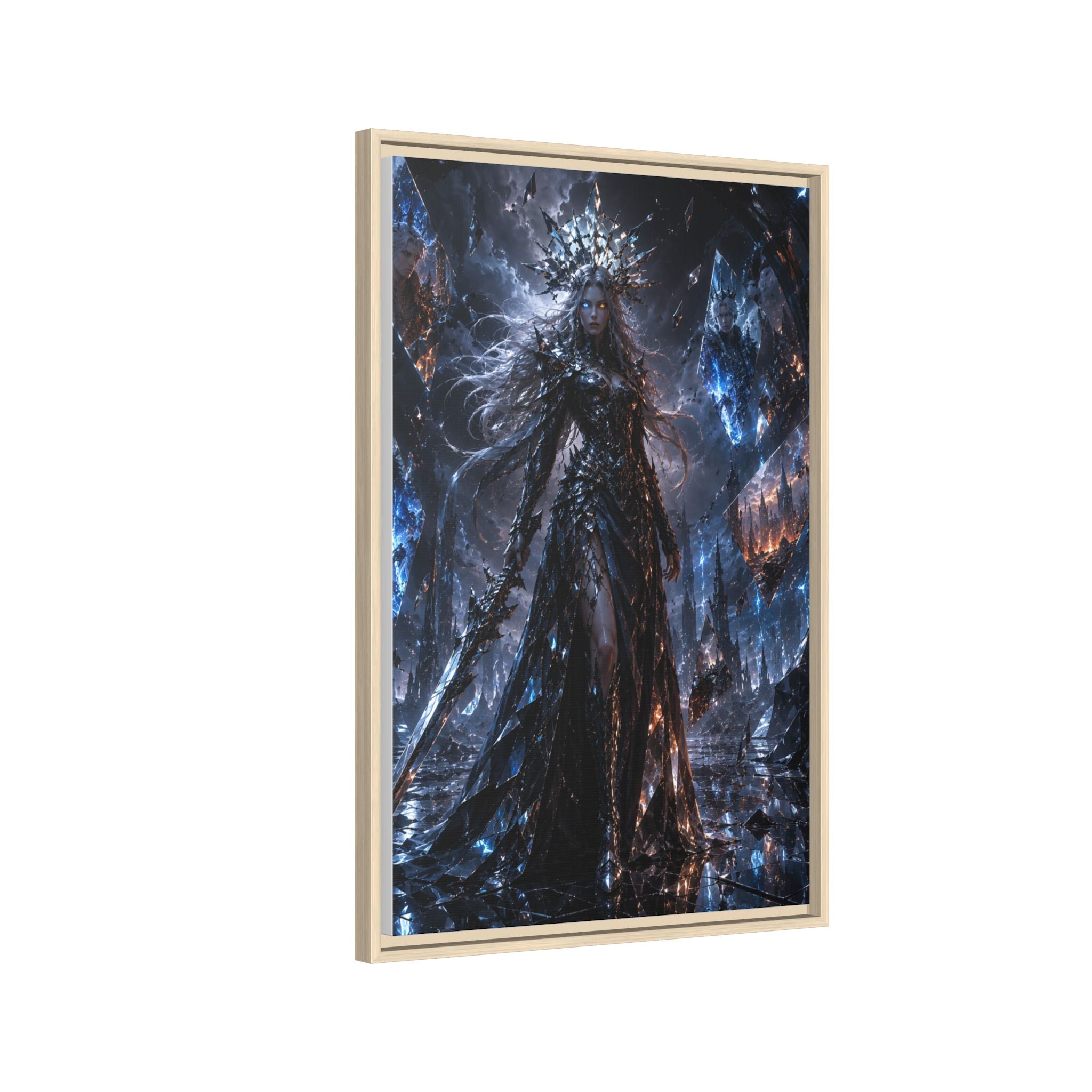 Dark Fantasy Queen Matte Canvas Print — Framed Wall Art