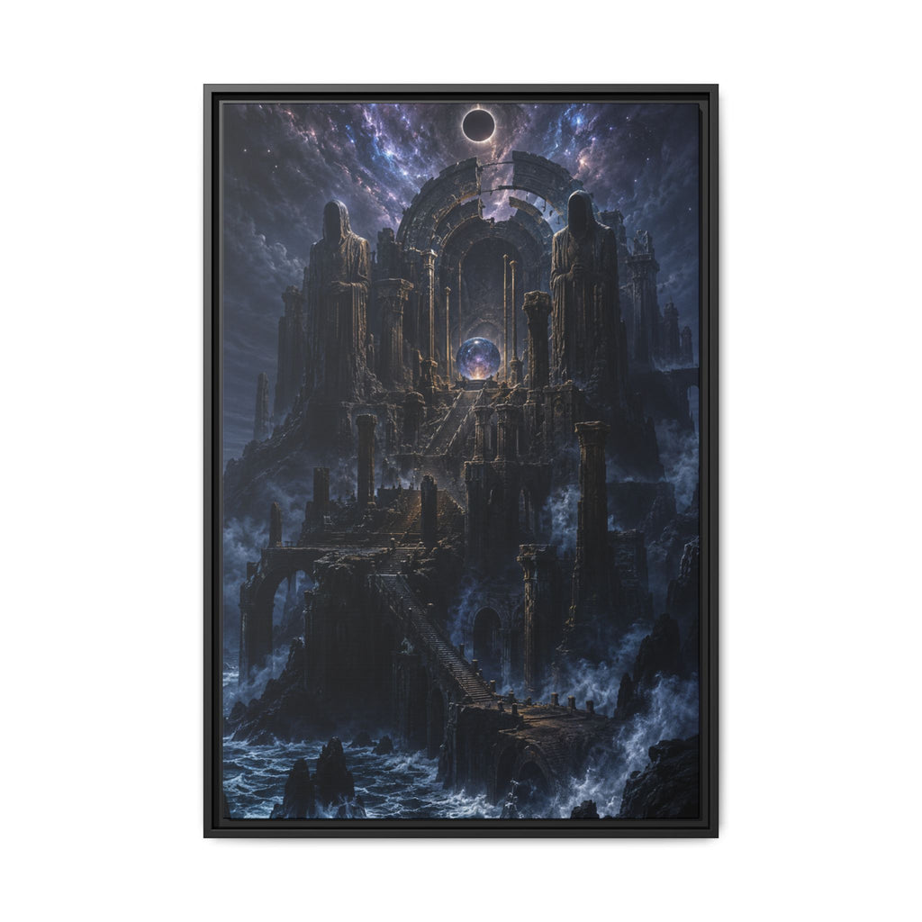 Mystic Portal Fine Art Paper Print — Dark Fantasy Matte Wall Art