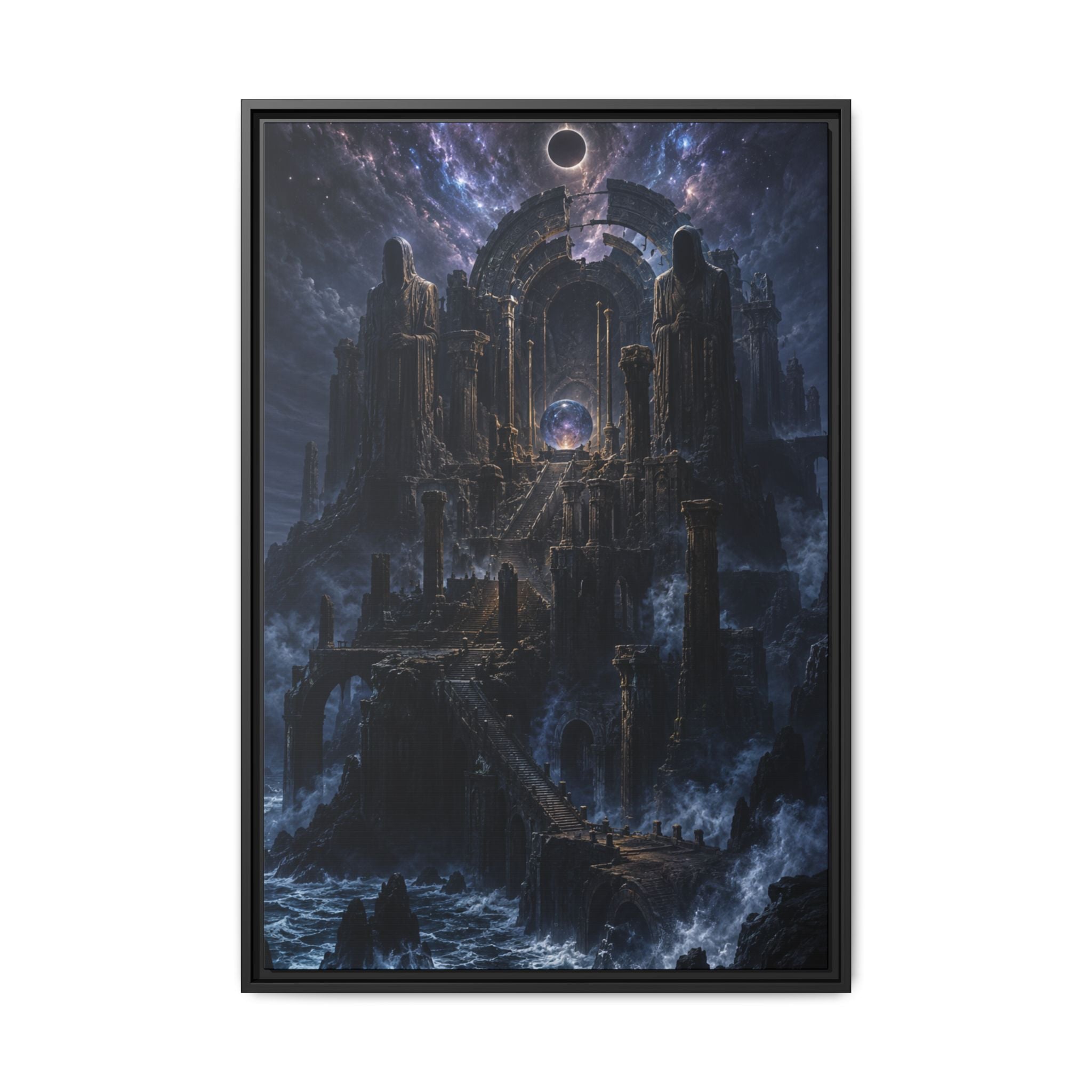 Mystic Portal Fine Art Paper Print — Dark Fantasy Matte Wall Art