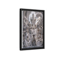 Framed Matte Canvas — Regal Dragon Court Fantasy Art Print