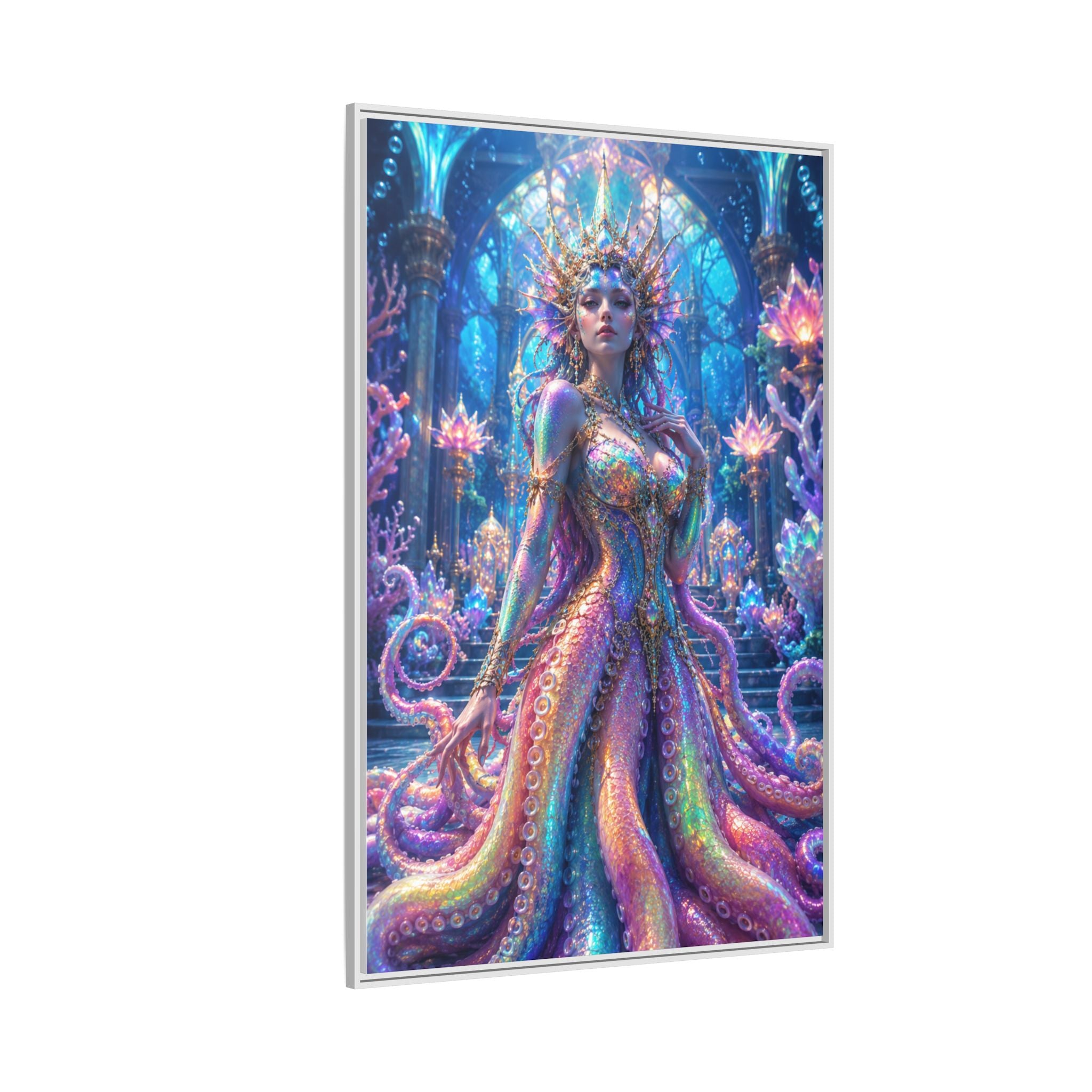 Rainbow Sea Empress Matte Canvas Print (Framed)