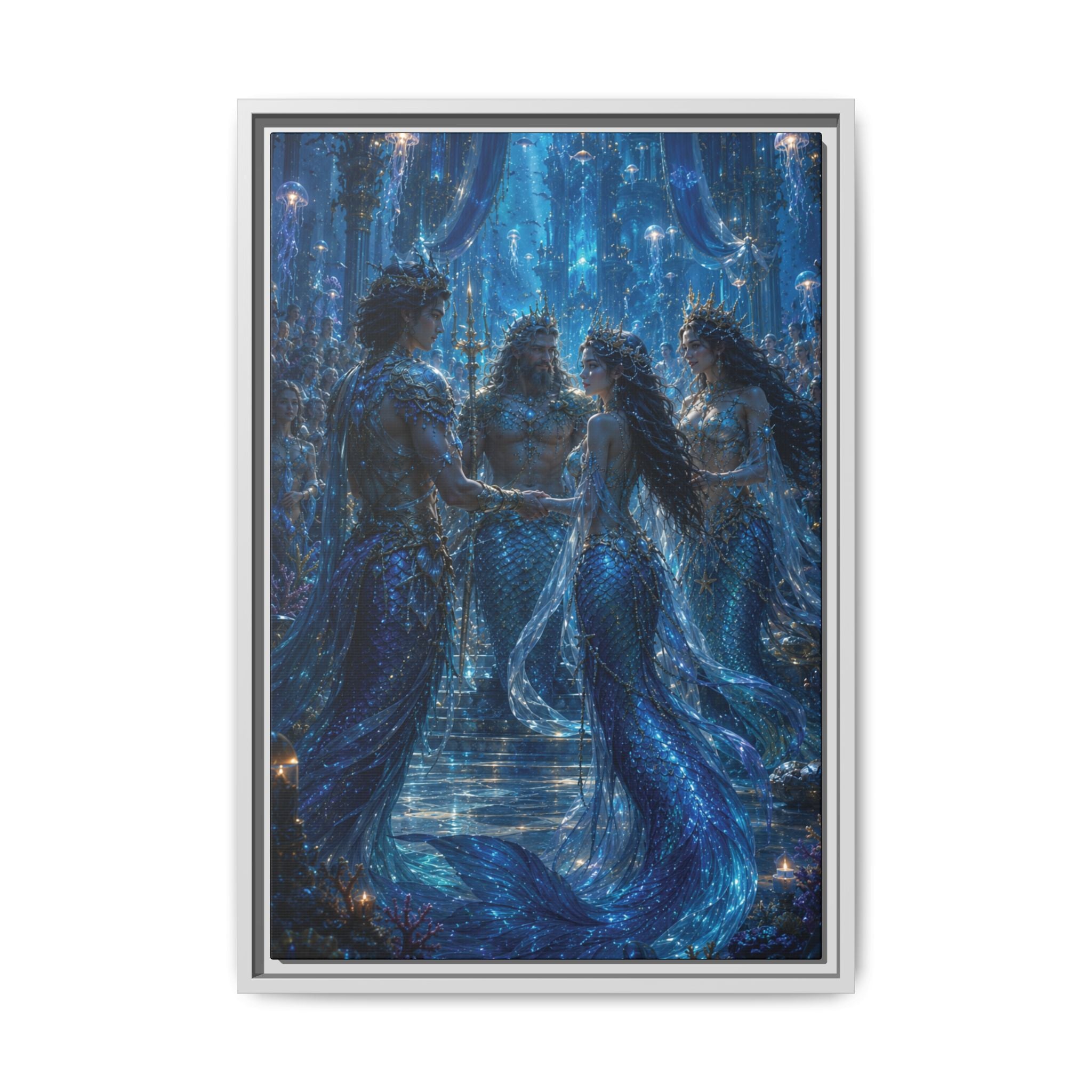 Fine Art Paper Print — Mystical Ocean Royalty Scene