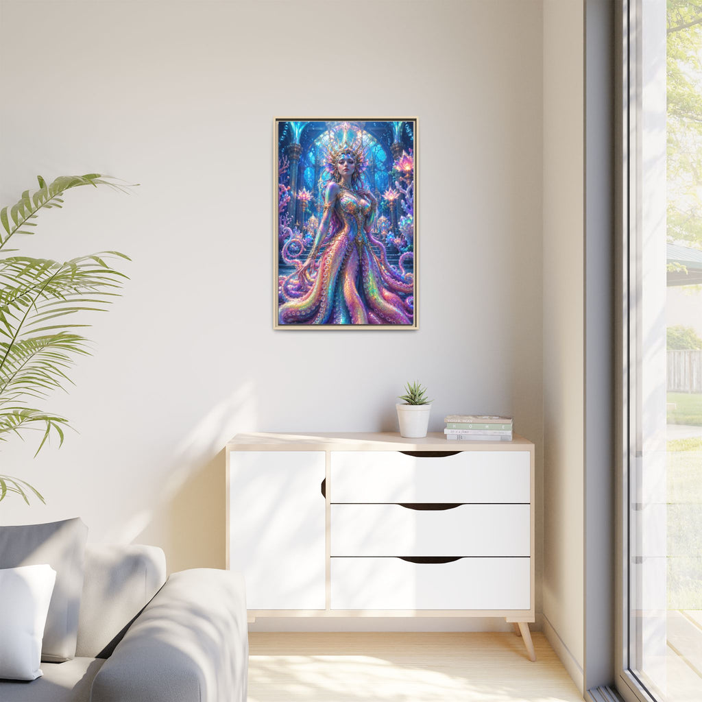 Rainbow Sea Empress Matte Canvas Print (Framed)