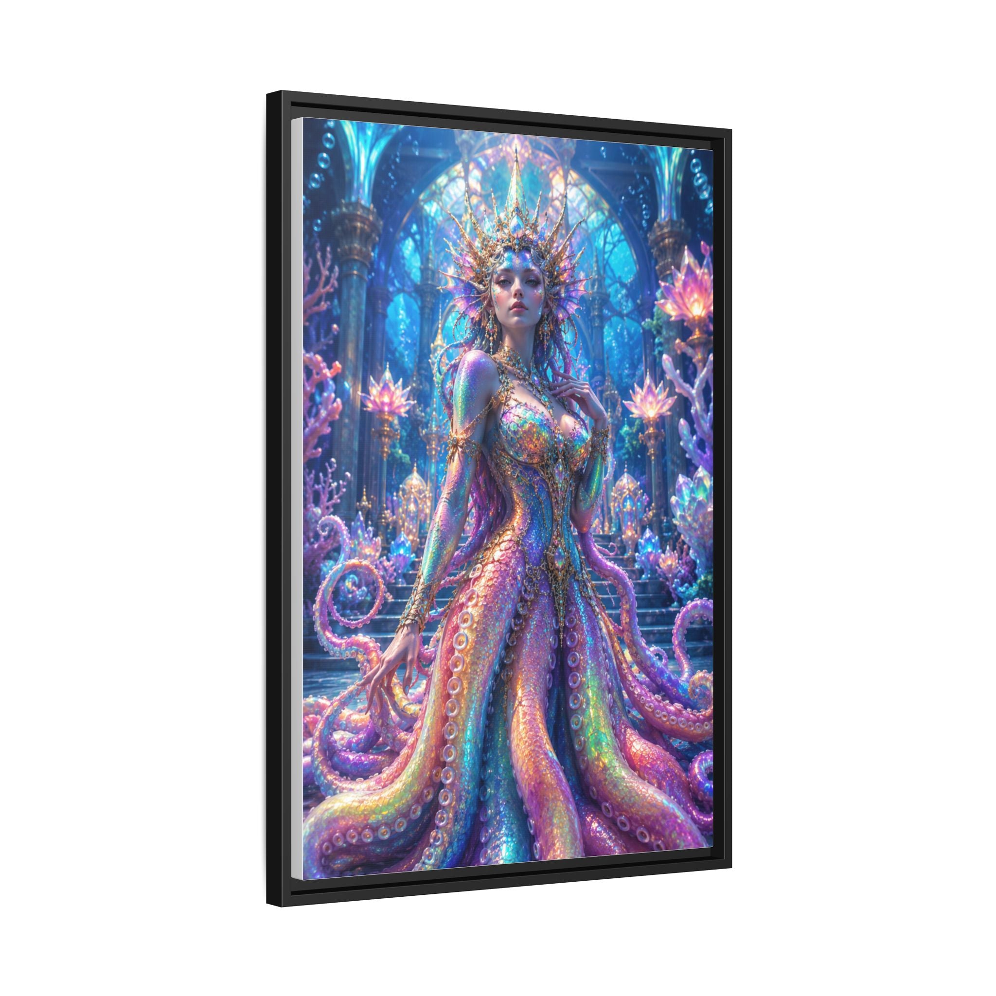 Rainbow Sea Empress Matte Canvas Print (Framed)