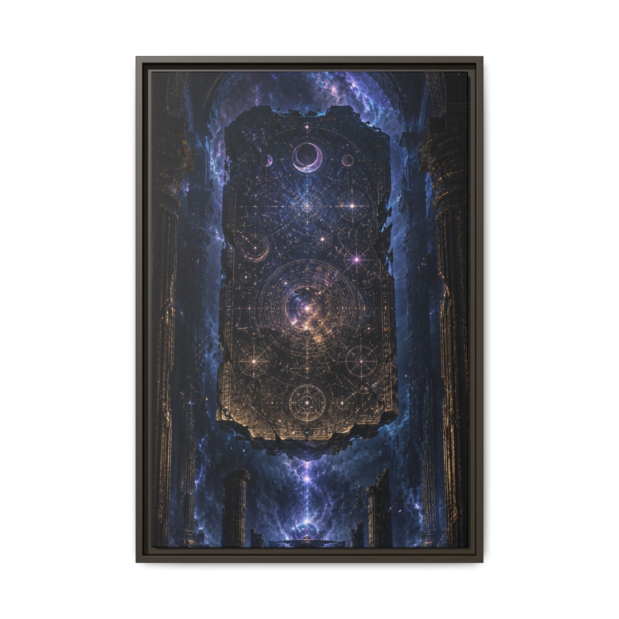 Fine Art Paper Print Wall Art — Cosmic Cathedral Galaxy Print