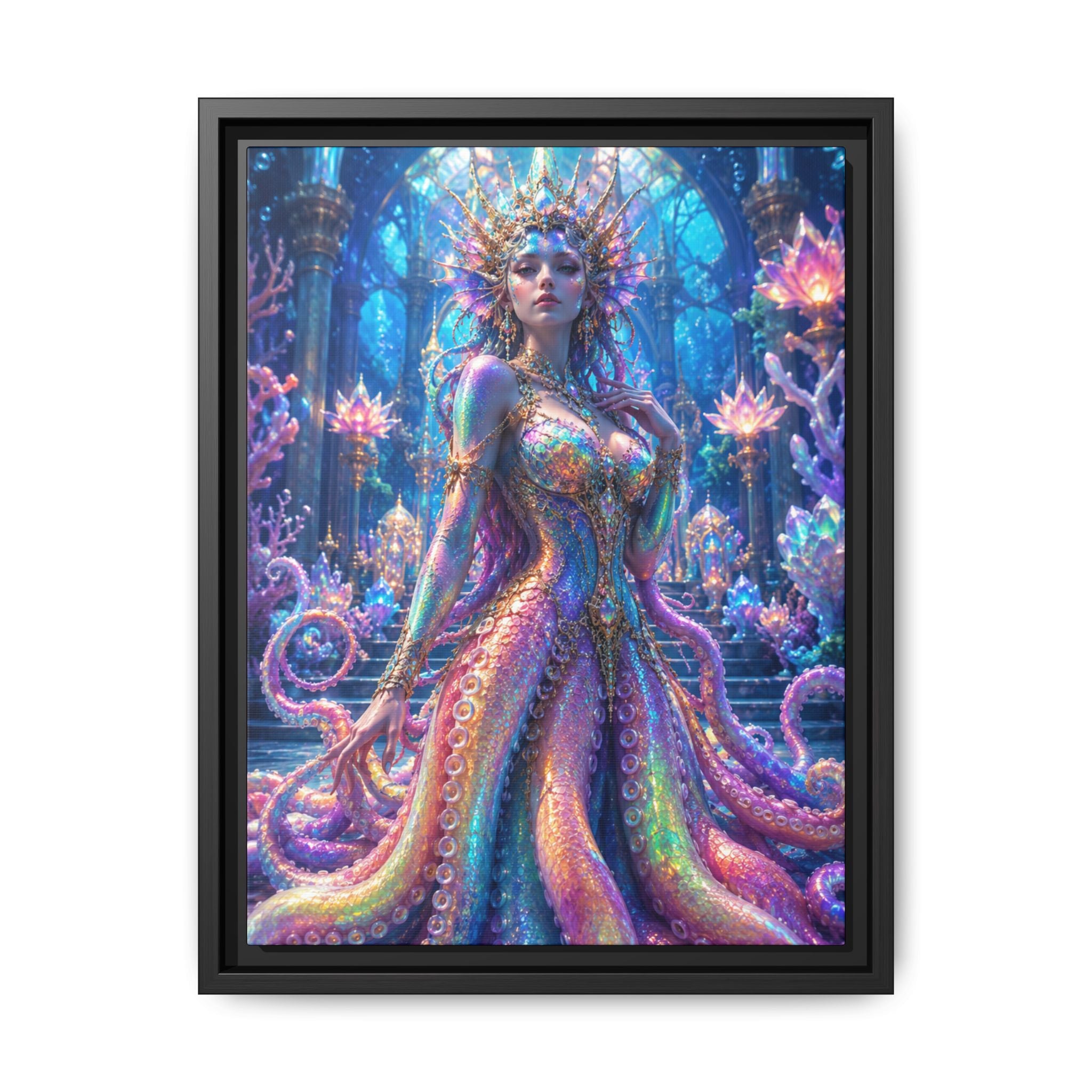 Rainbow Sea Empress Fine Art Paper Print