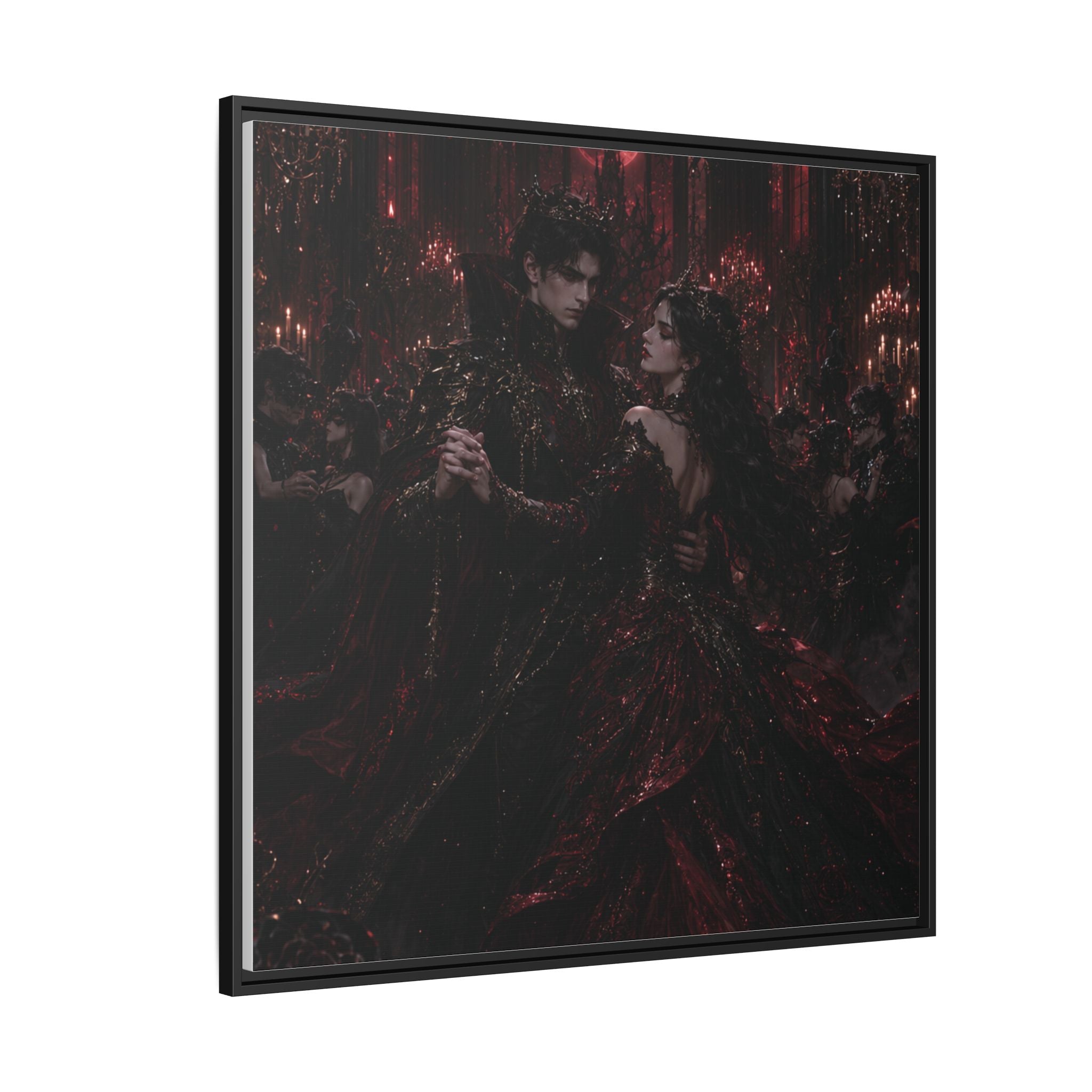 Gothic Romance Matte Canvas Print (Framed)