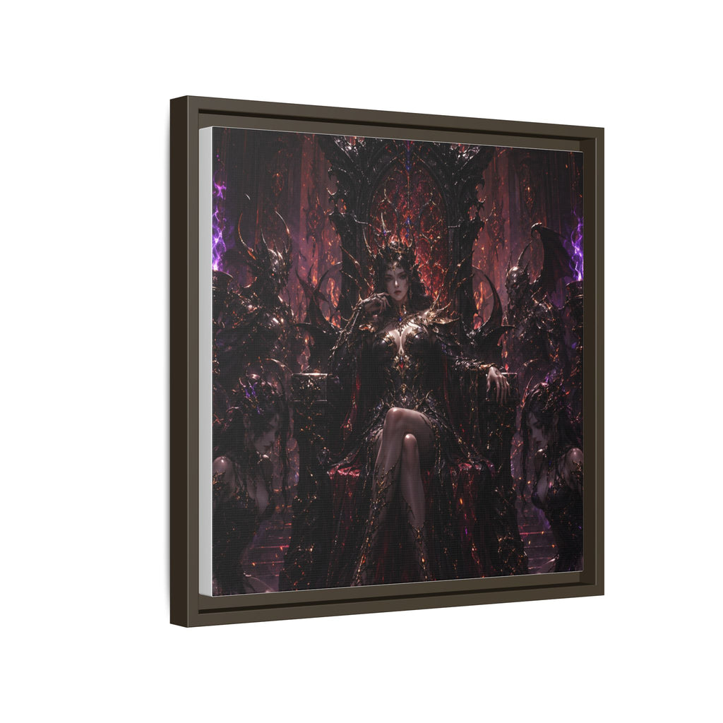 Dark Fantasy Queen Matte Canvas Framed Art