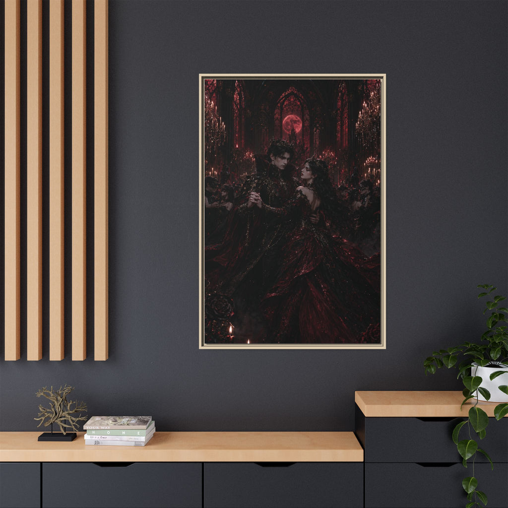 Gothic Romance Matte Canvas Print (Framed)