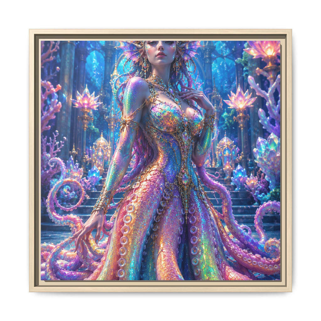 Rainbow Sea Empress Matte Canvas Print (Framed)