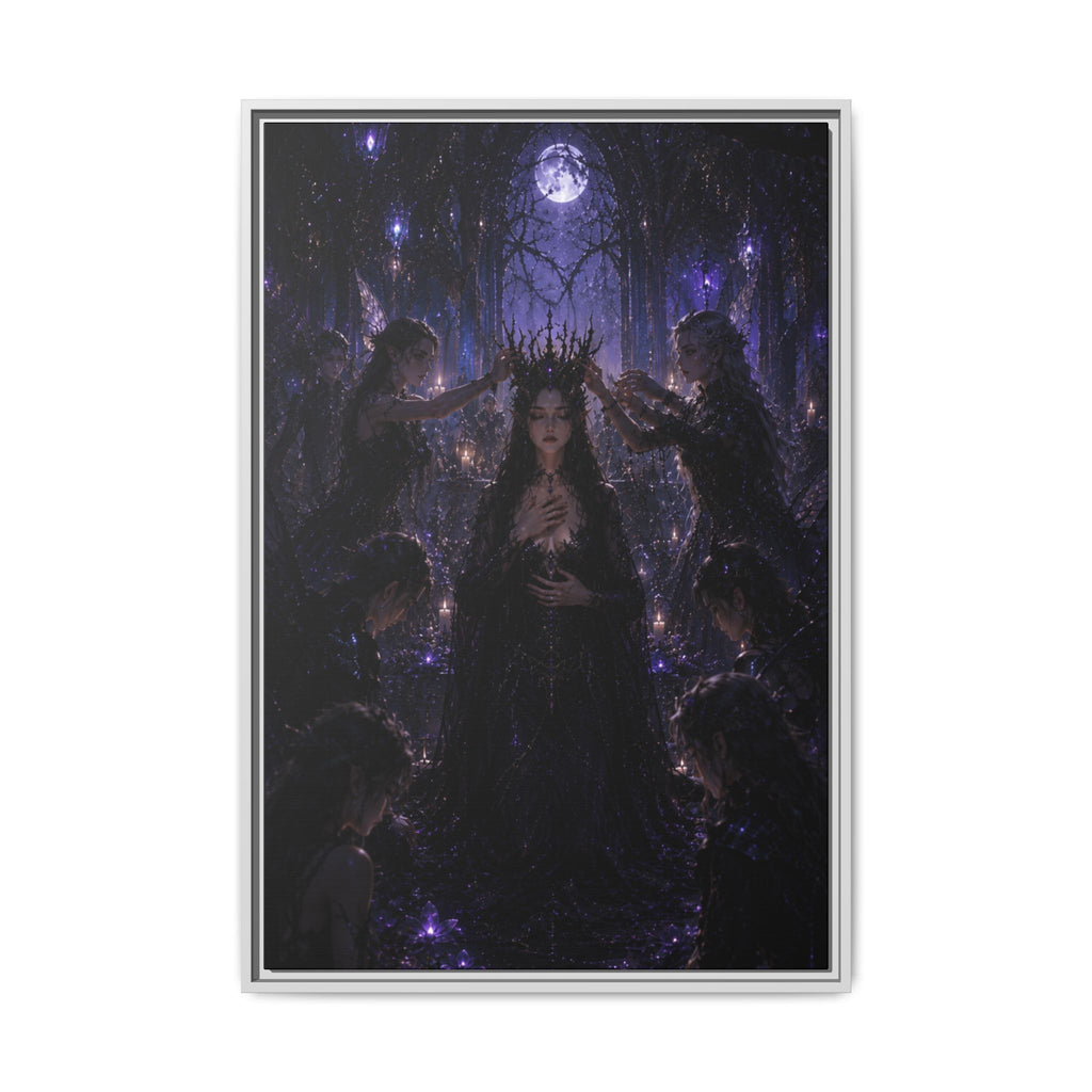 Gothic Moon Queen Fine Art Paper Print