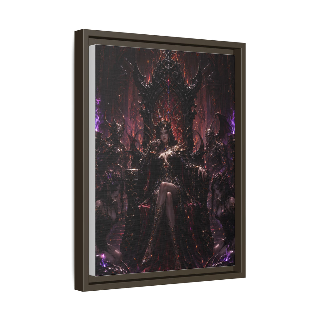 Dark Fantasy Queen Matte Canvas Framed Art