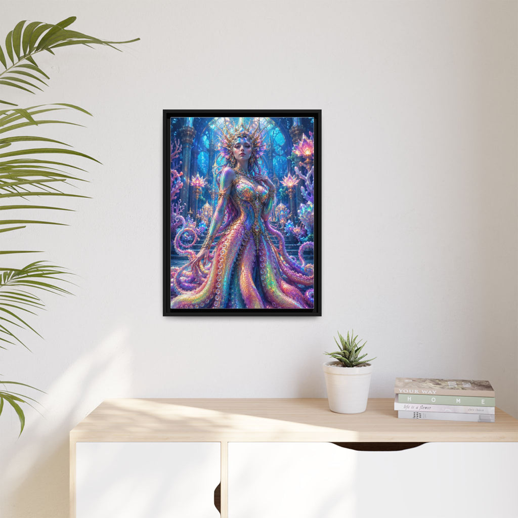 Rainbow Sea Empress Matte Canvas Print (Framed)