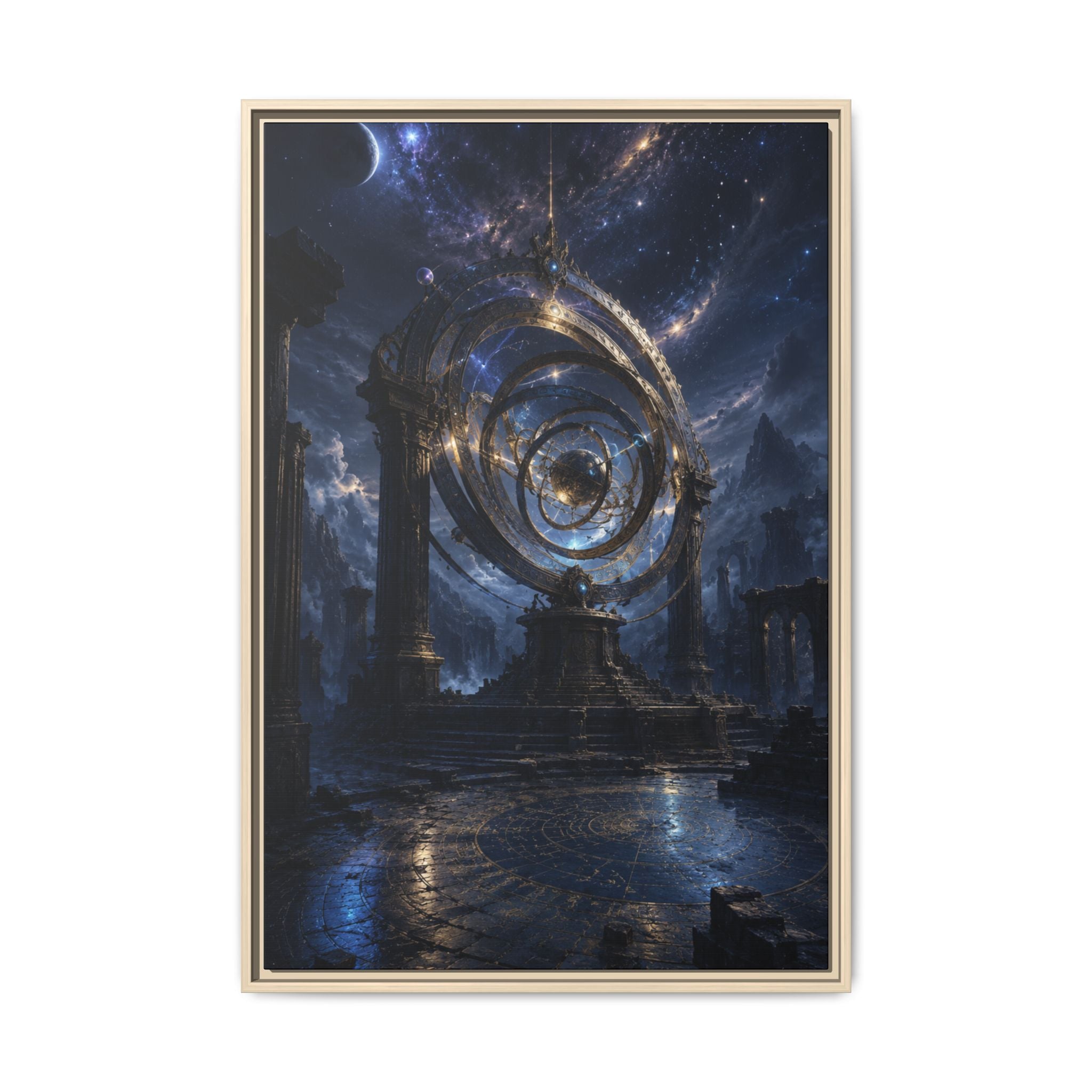 Mystical Astral Portal Fine Art Paper Print — Wall Art
