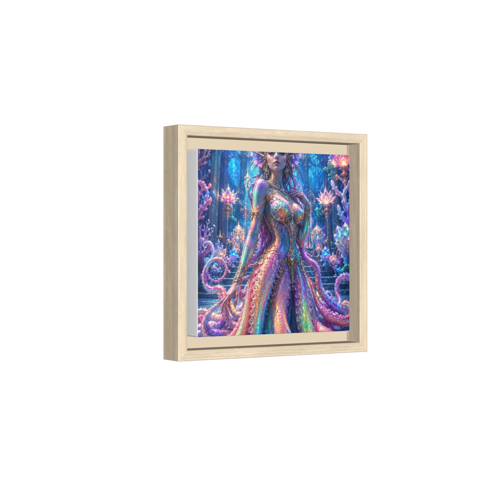 Rainbow Sea Empress Matte Canvas Print (Framed)