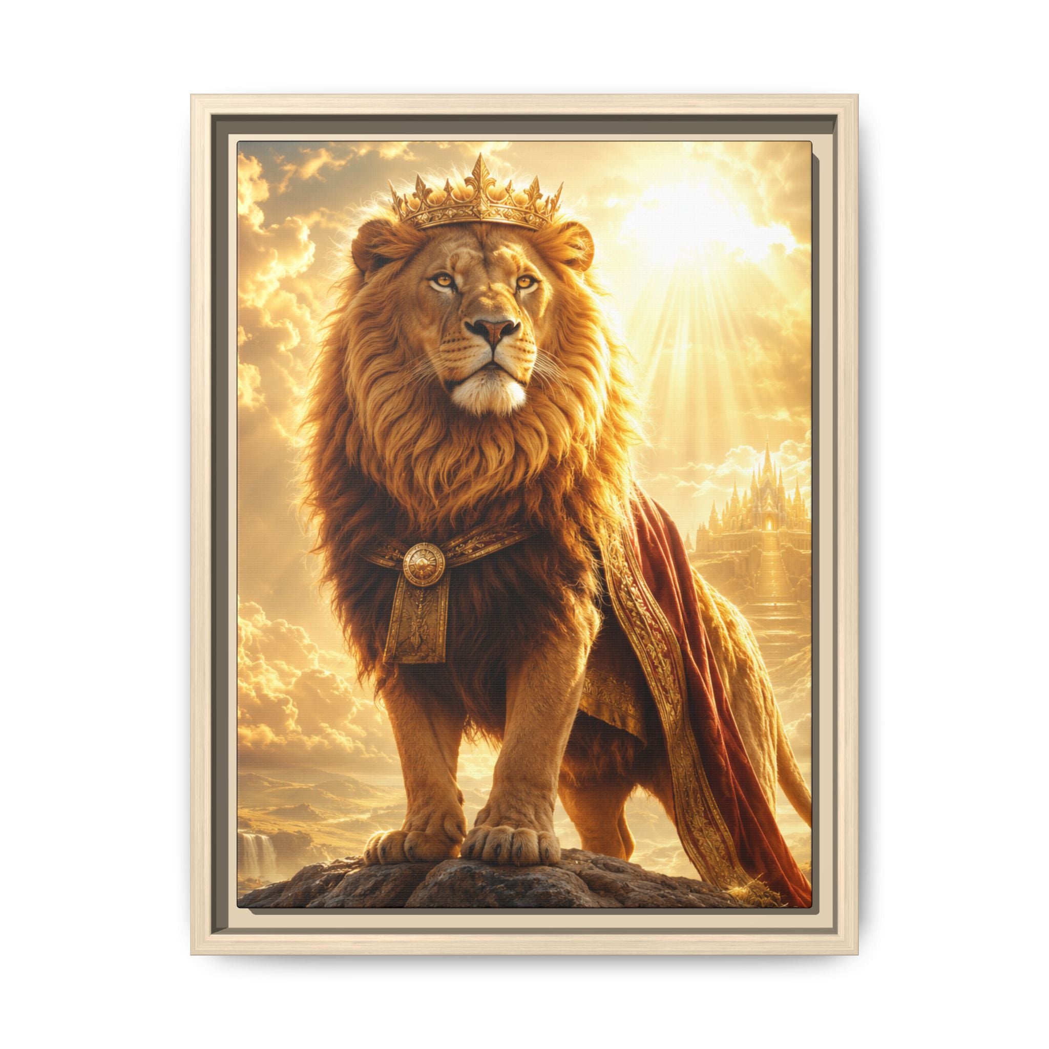 Regal Lion King Fine Art Print — Fine Art Paper Print