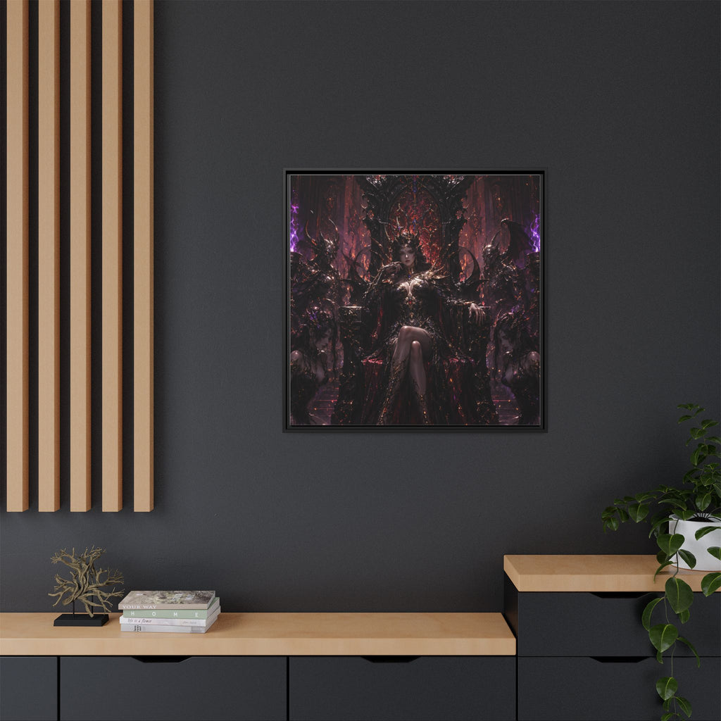 Dark Fantasy Queen Matte Canvas Framed Art
