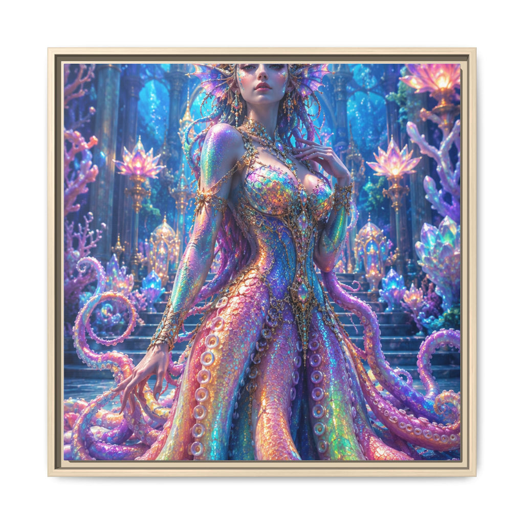 Rainbow Sea Empress Matte Canvas Print (Framed)