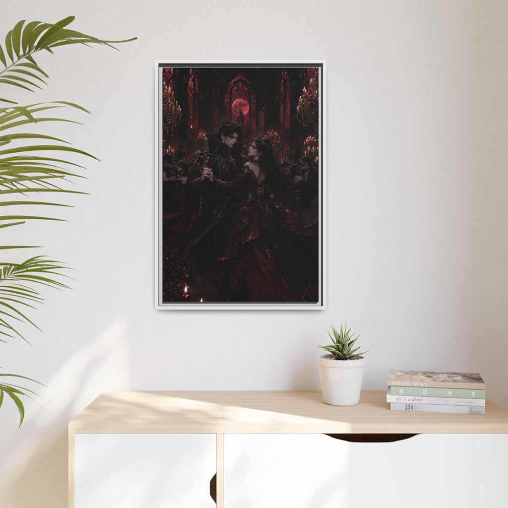 Gothic Romance Matte Canvas Print (Framed)