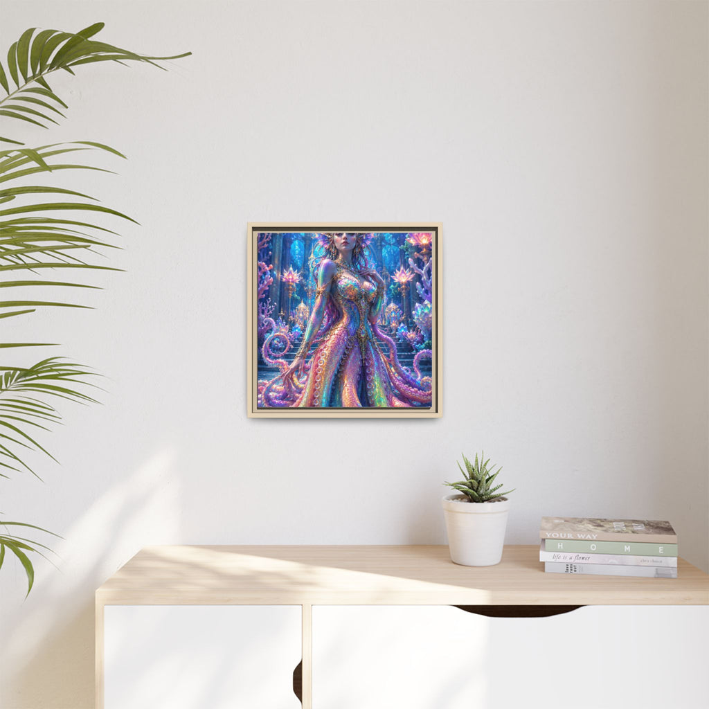 Rainbow Sea Empress Matte Canvas Print (Framed)