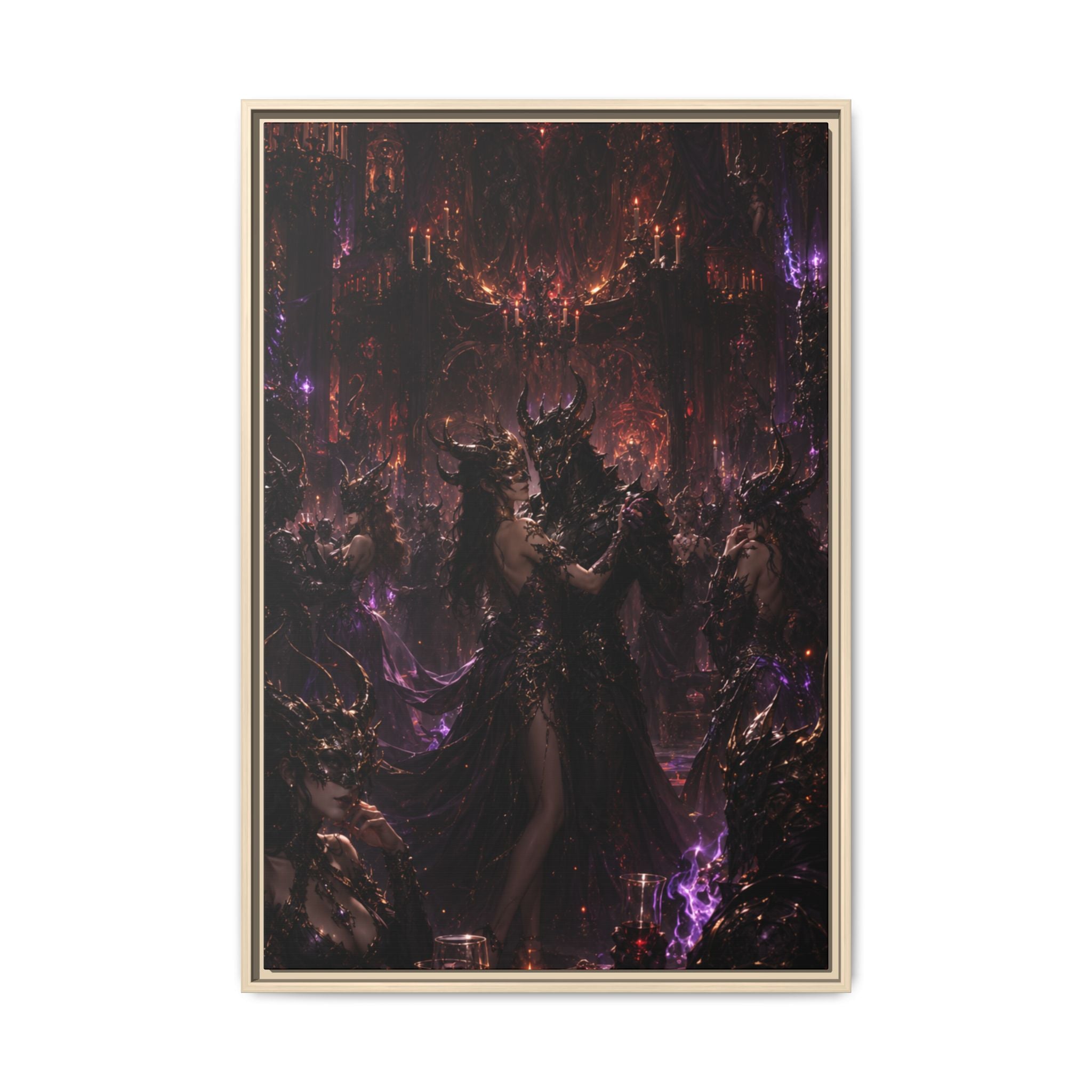 Fine Art Paper Print — Dark Fantasy Demon Lord Wall Art