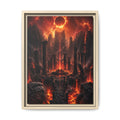 Fine Art Paper Print — Fiery Apocalyptic Landscape Wall Art