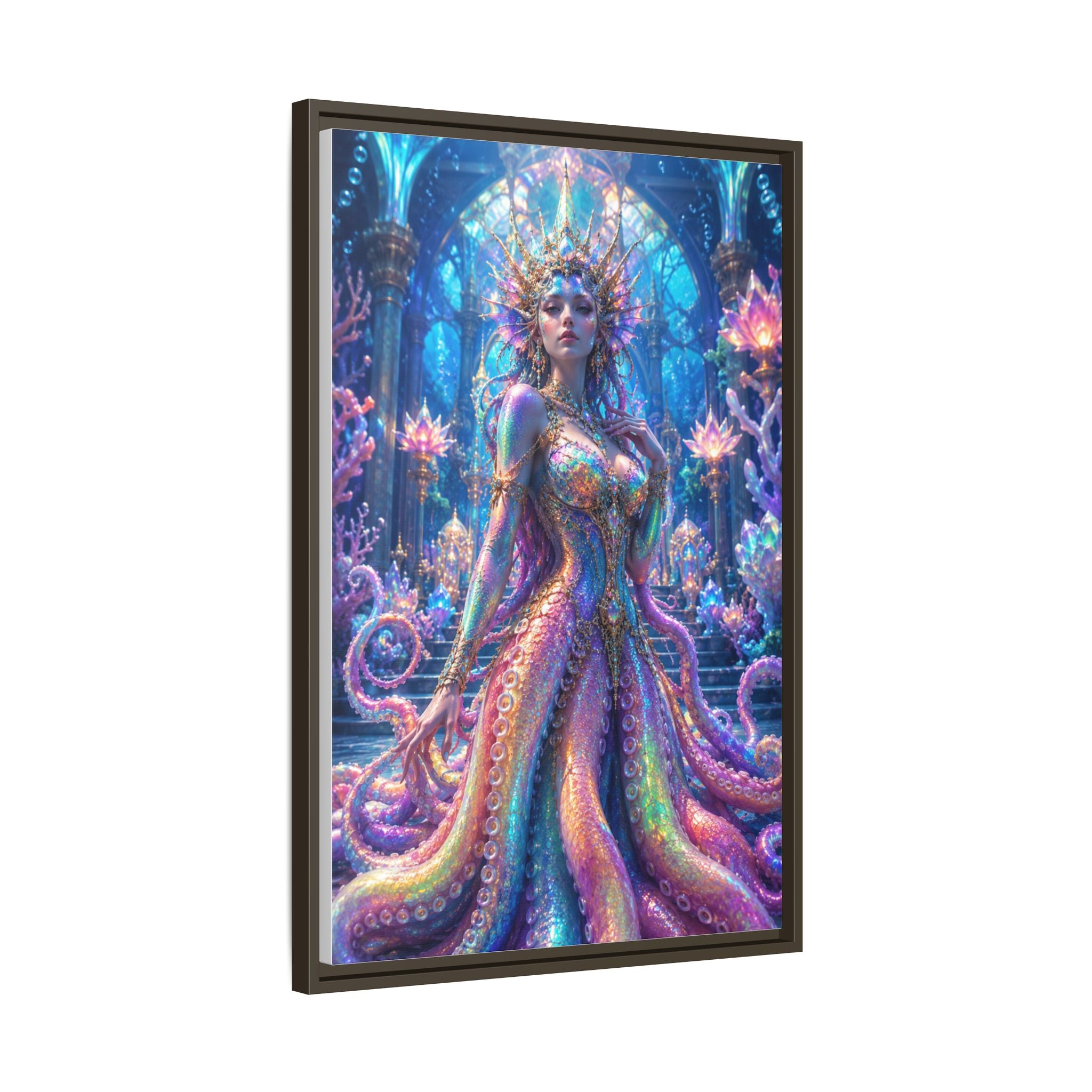Rainbow Sea Empress Matte Canvas Print (Framed)