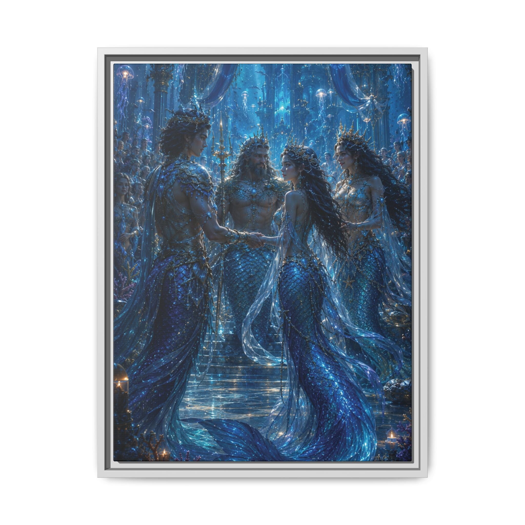 Fine Art Paper Print — Mystical Ocean Royalty Scene