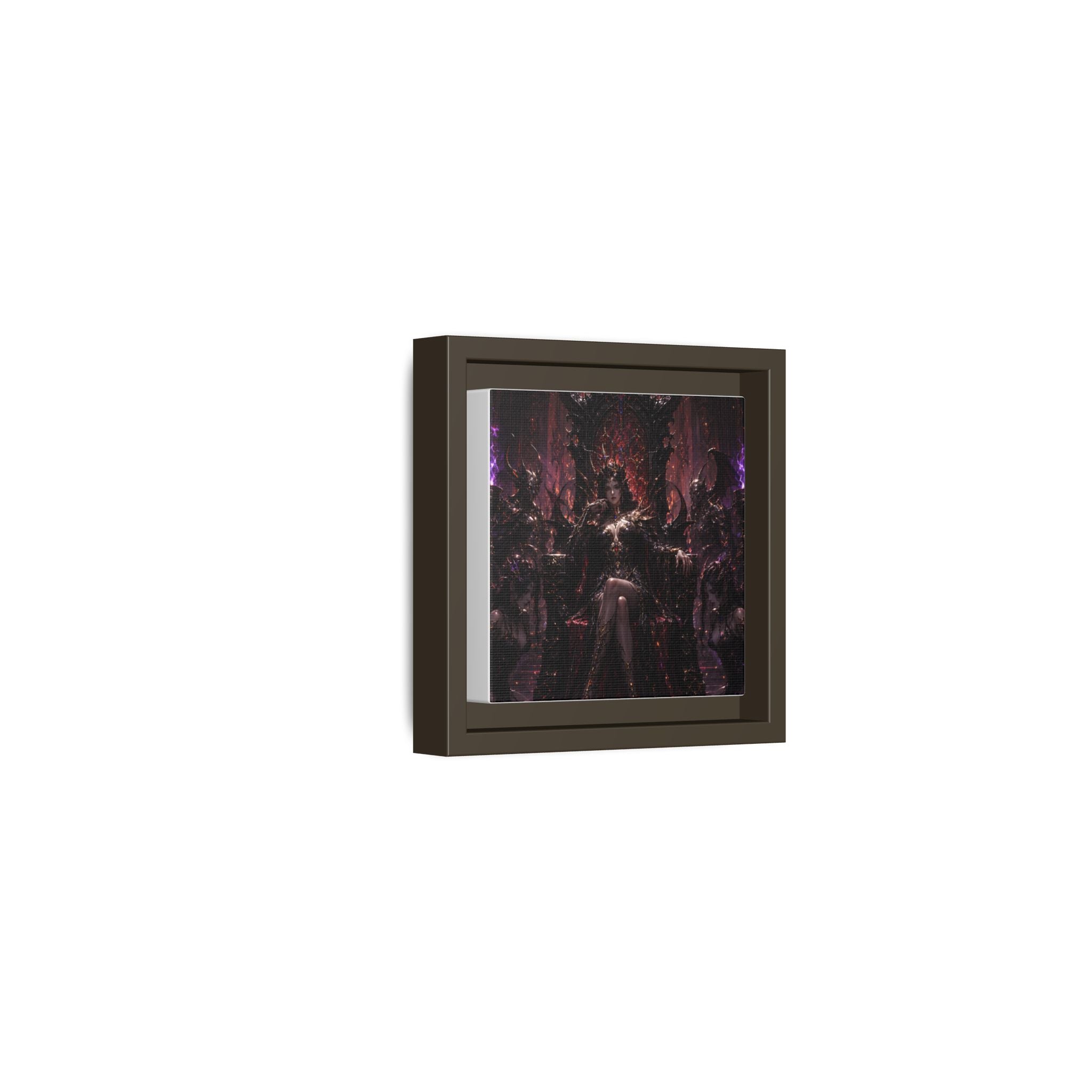 Dark Fantasy Queen Matte Canvas Framed Art