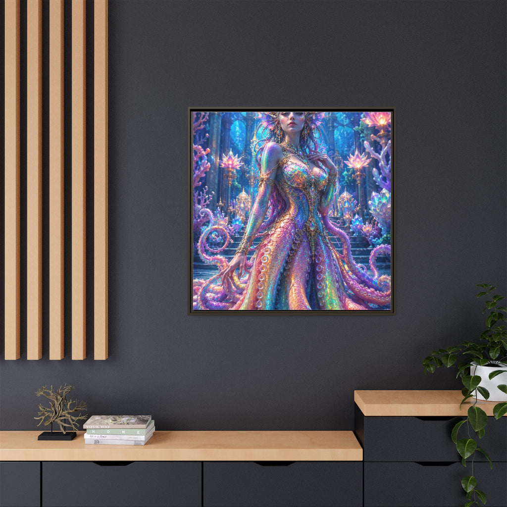 Rainbow Sea Empress Matte Canvas Print (Framed)