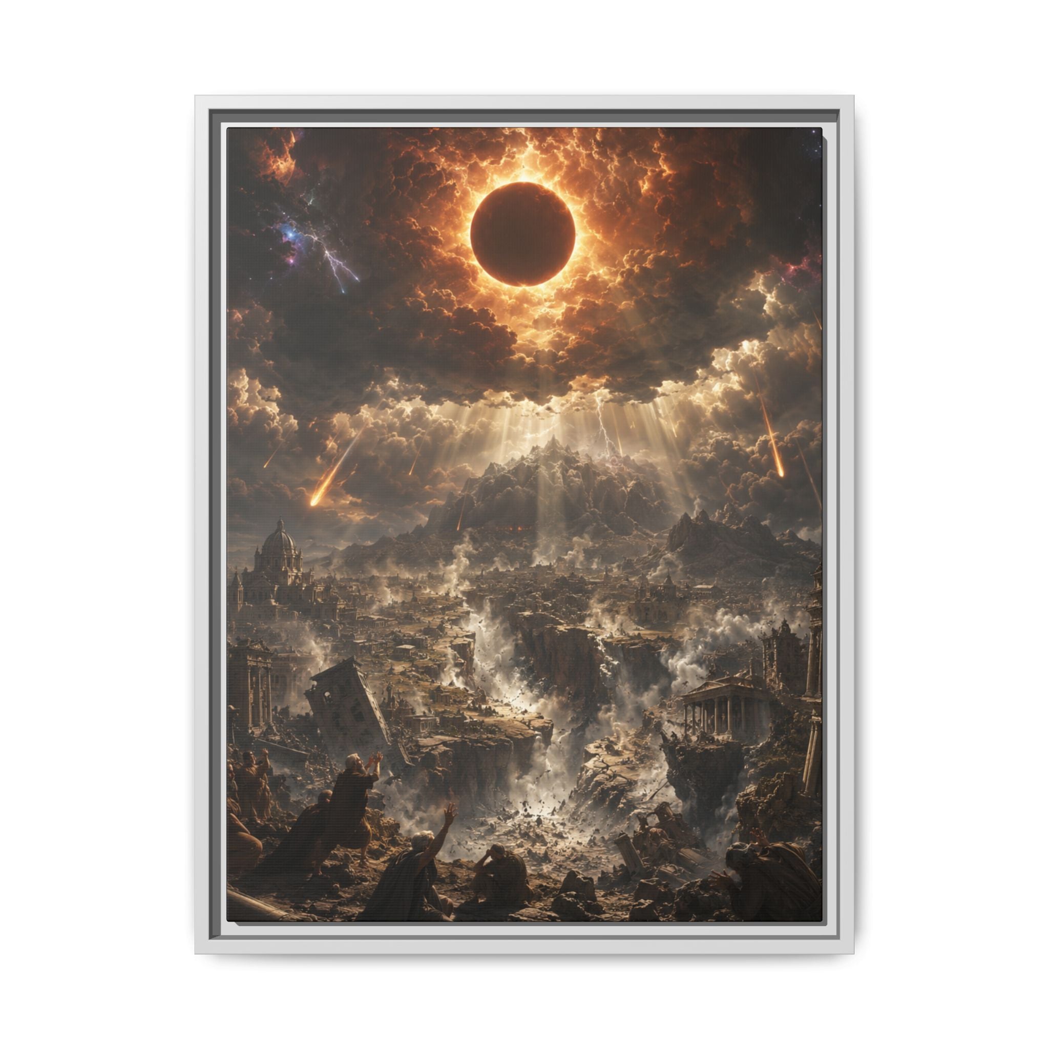 Eclipse Apocalypse Matte Fine Art Paper Print