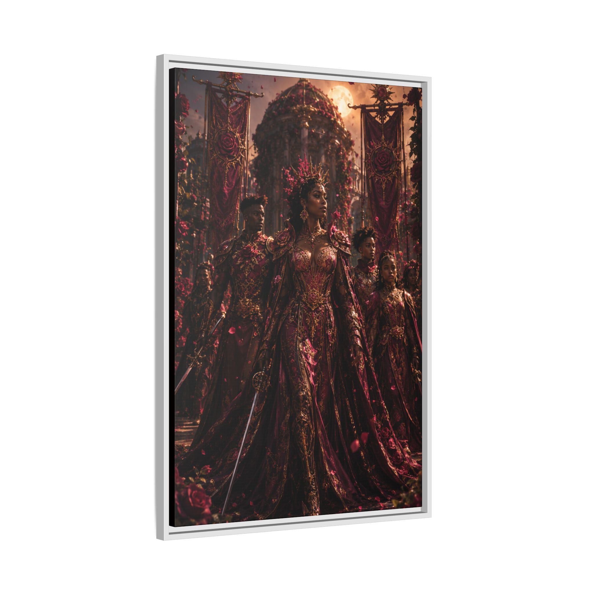 Fine Art Paper Print — Regal Fantasy Queen Portrait