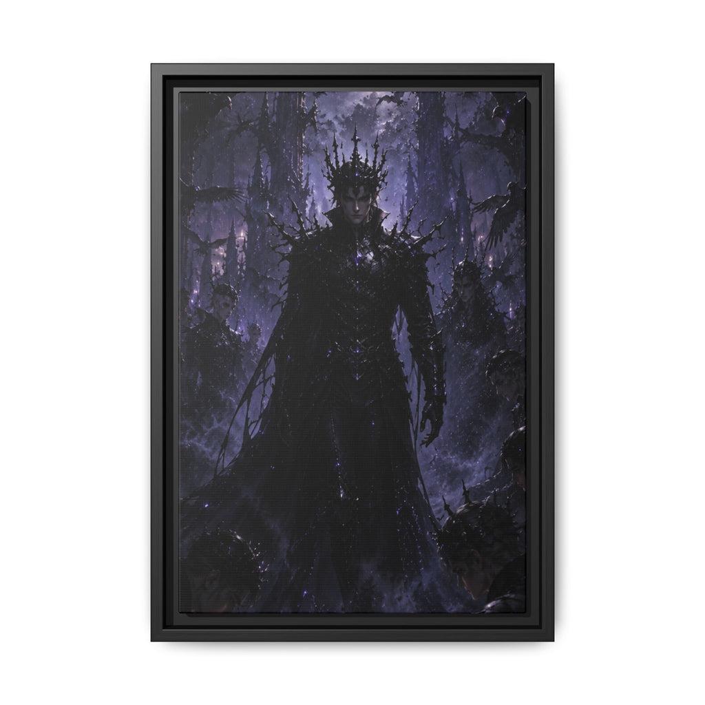 Dark King Fine Art Paper Print — Gothic Fantasy Wall Art