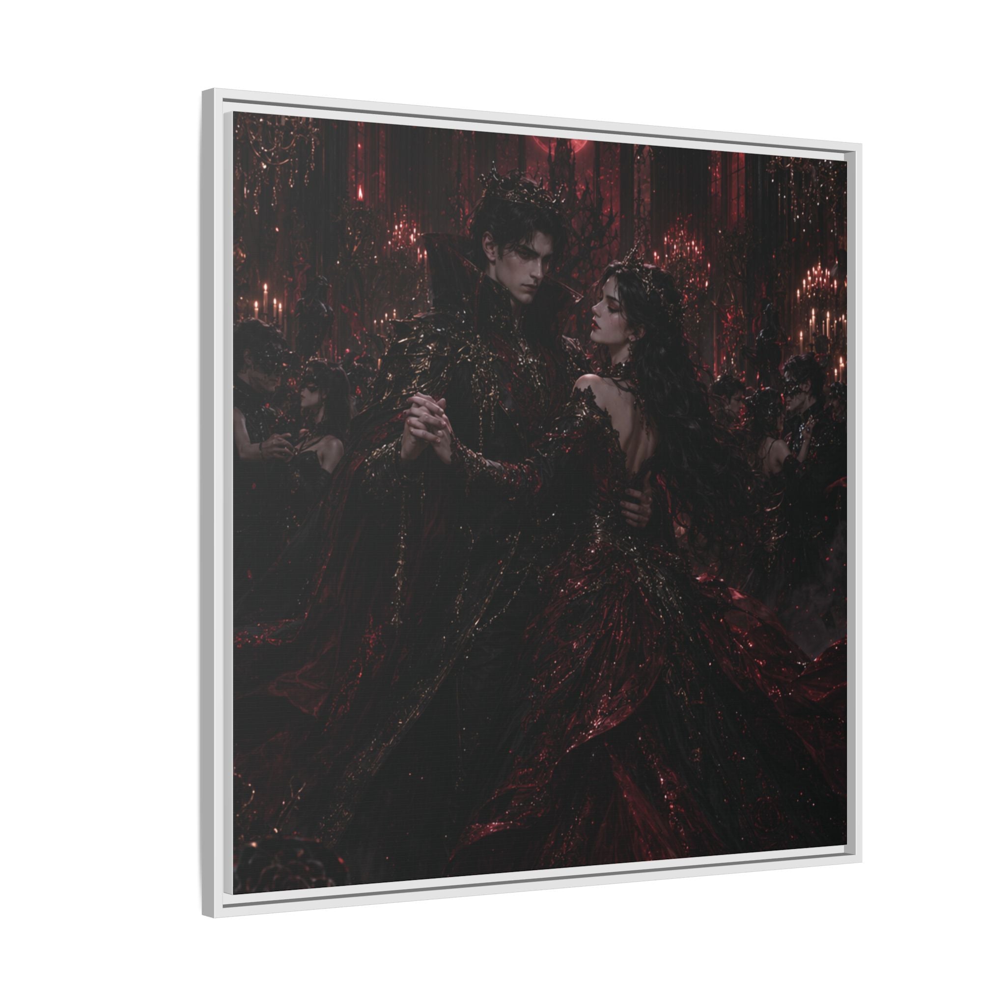 Gothic Romance Matte Canvas Print (Framed)