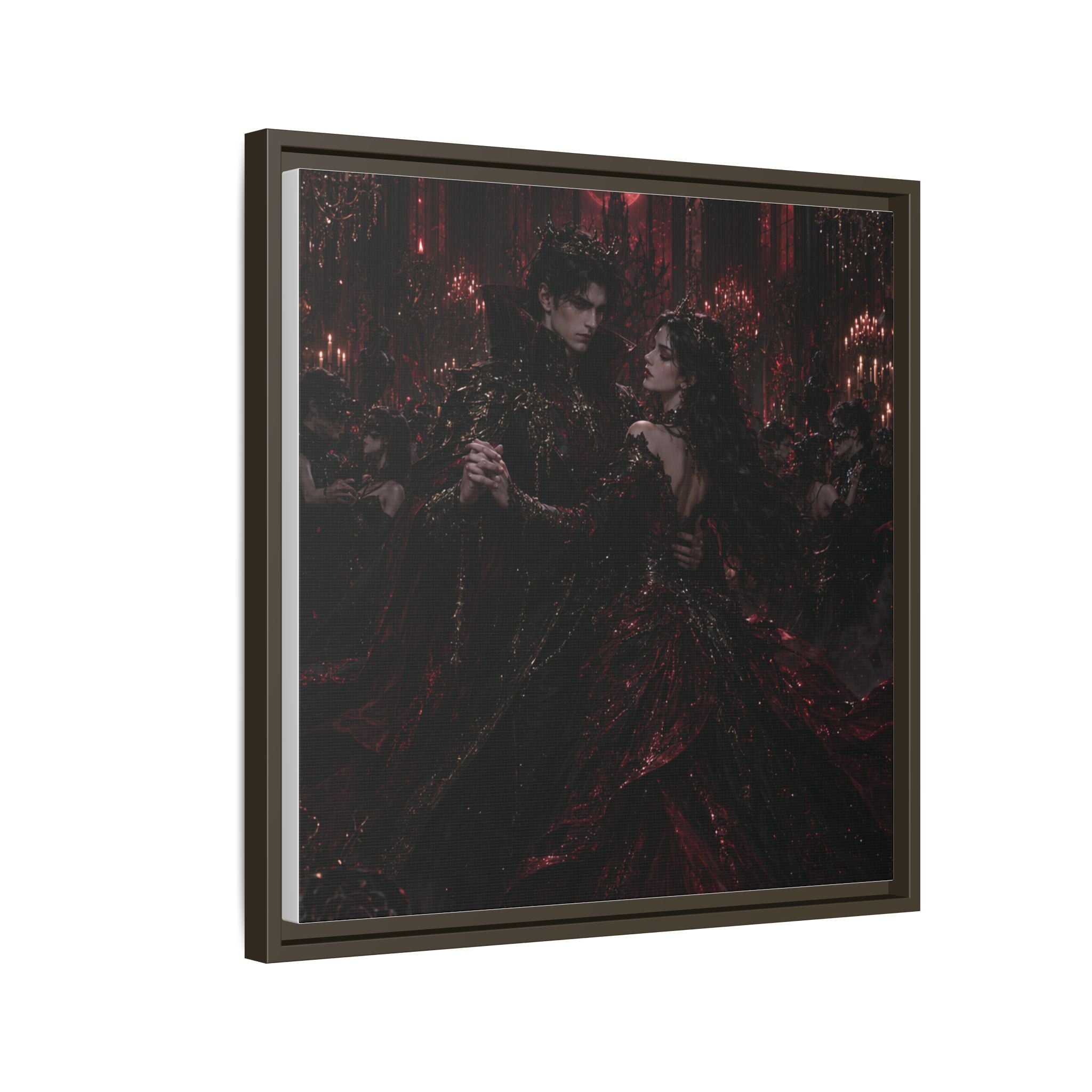 Gothic Romance Matte Canvas Print (Framed)