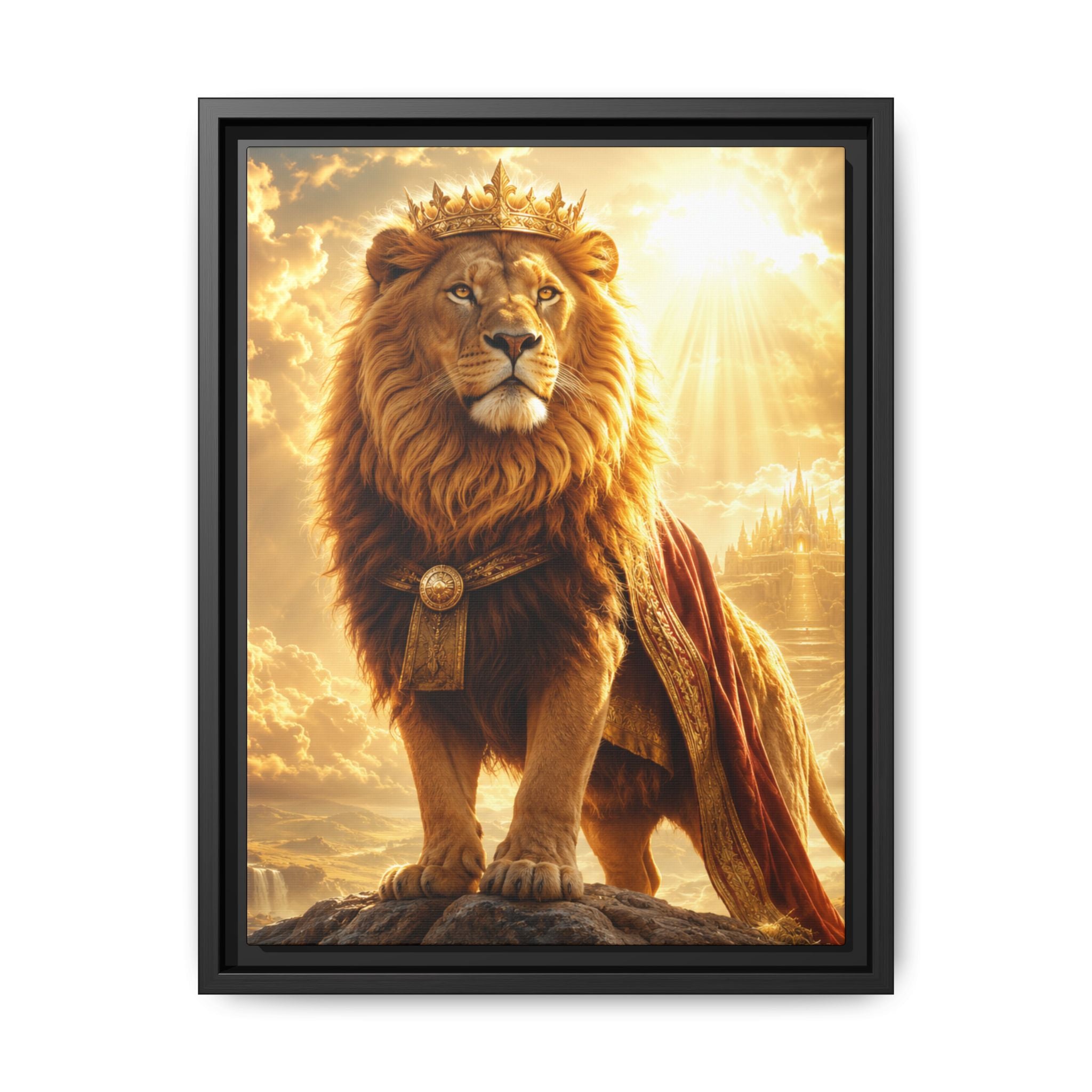 Regal Lion King Fine Art Print — Fine Art Paper Print
