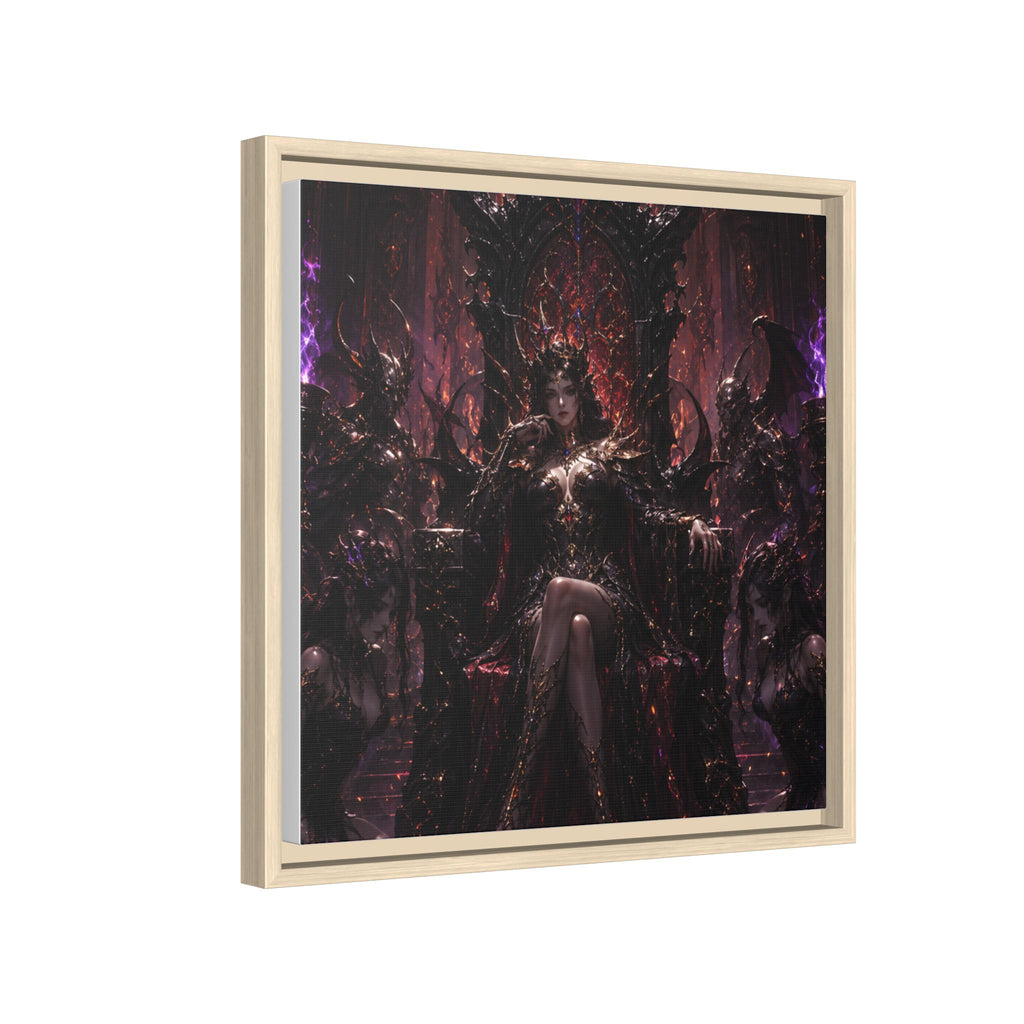 Dark Fantasy Queen Matte Canvas Framed Art