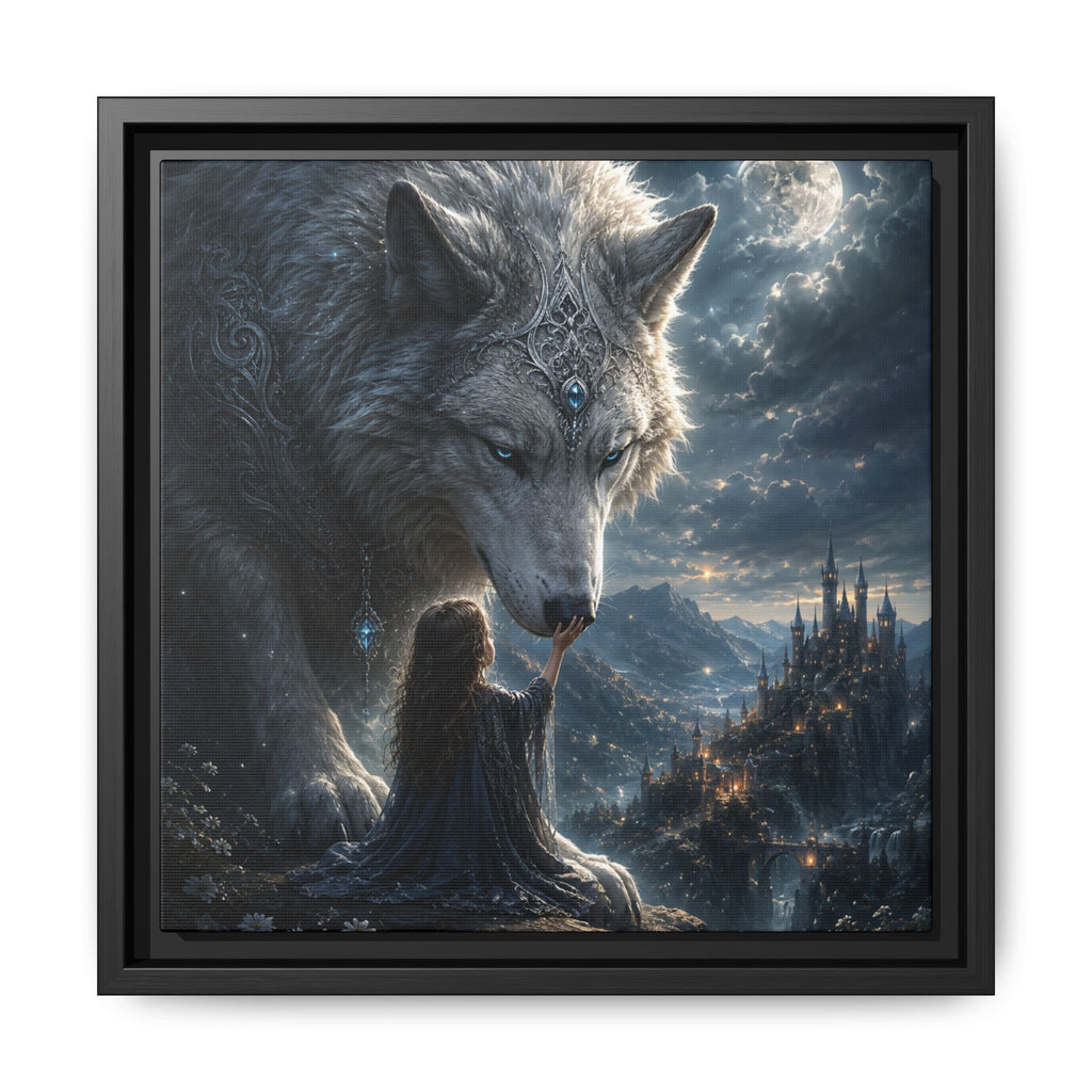 Mystic Wolf & Moonlit Kingdom Fine Art Paper Print