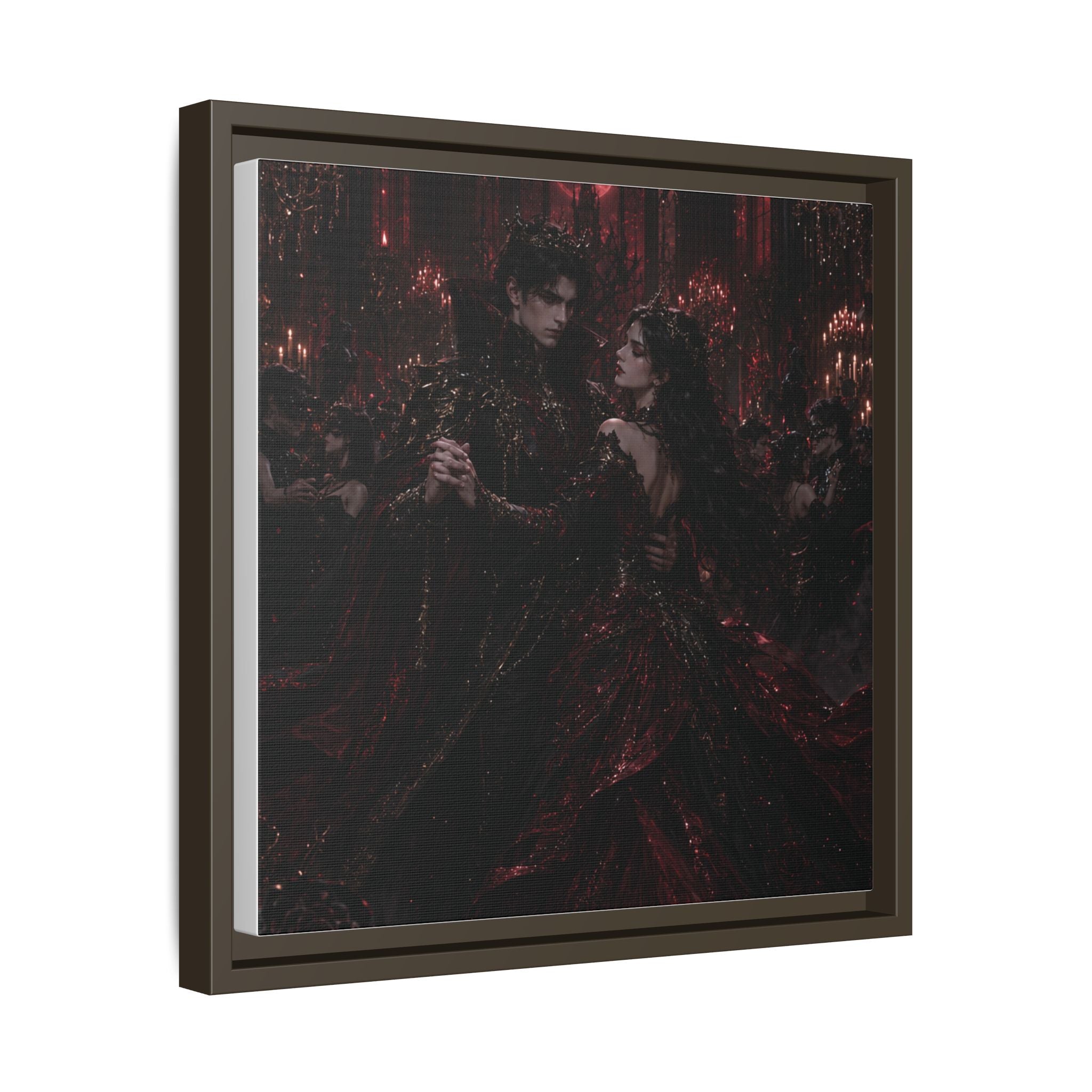 Gothic Romance Matte Canvas Print (Framed)
