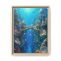 Underwater Fantasy Fine Art Paper Print — Ocean City Coral Reef Wall Art