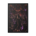 Framed Matte Canvas — Dark Fantasy Demon Lord Wall Art