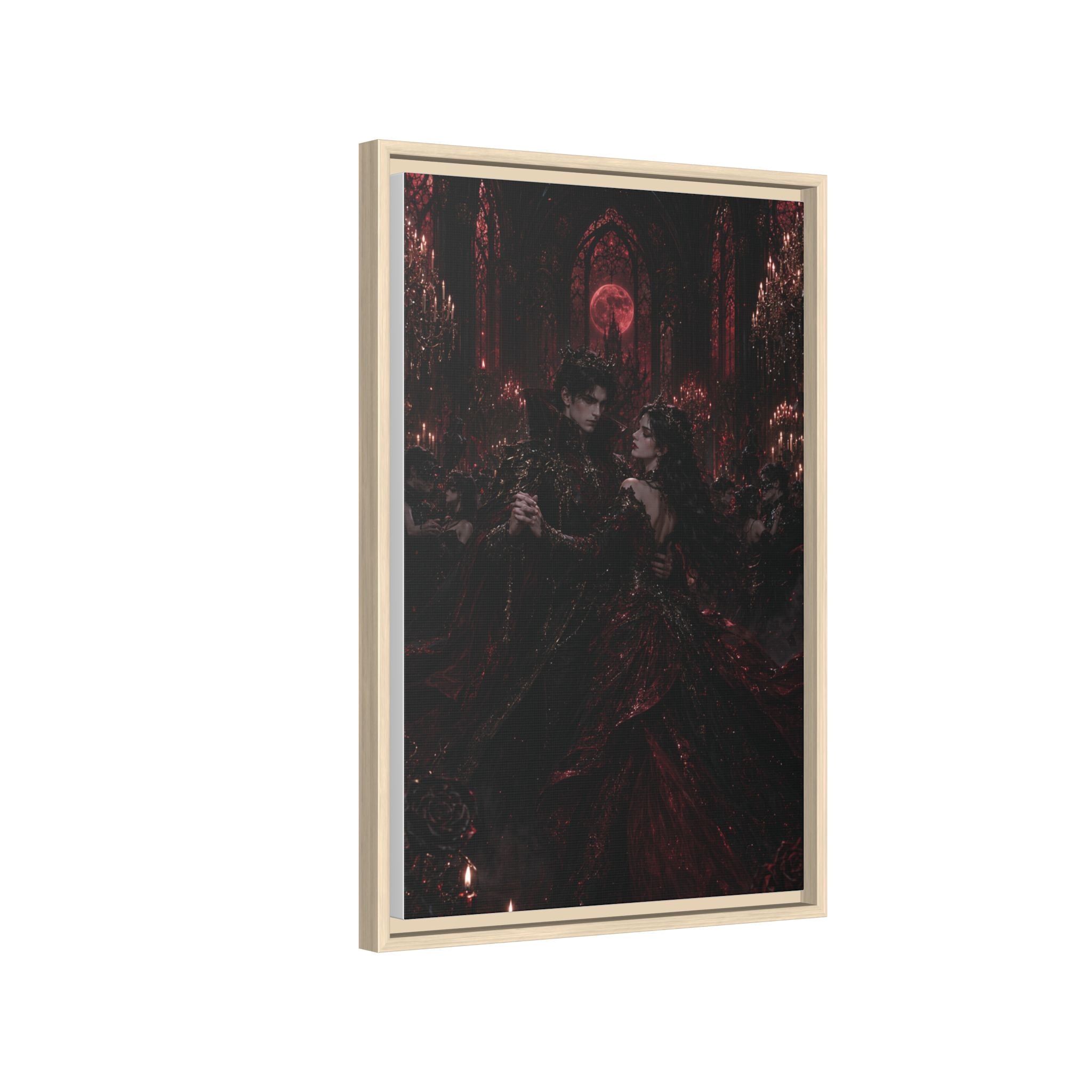 Gothic Romance Matte Canvas Print (Framed)