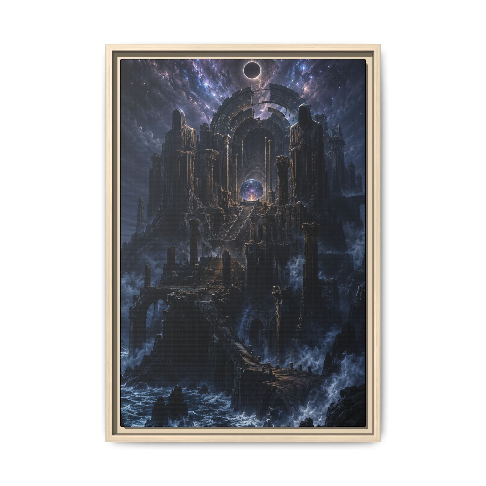 Mystic Portal Fine Art Paper Print — Dark Fantasy Matte Wall Art