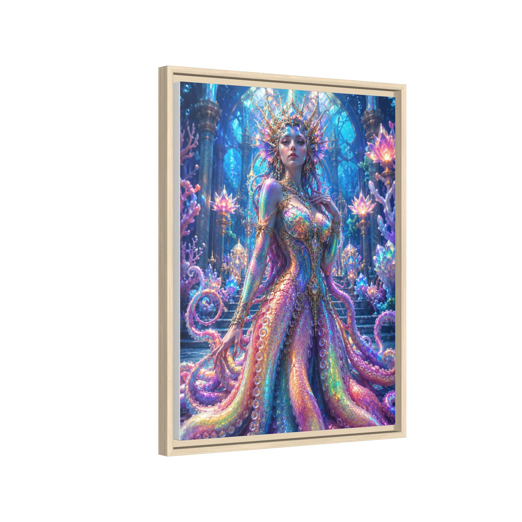 Rainbow Sea Empress Matte Canvas Print (Framed)
